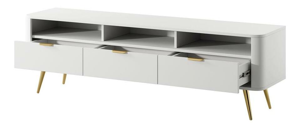 TV skříňka/stolek Ovenia O1 (bílá)
