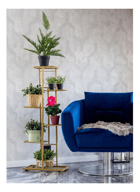 Kvetináč Beaumont 3 (zlatá) *bazar