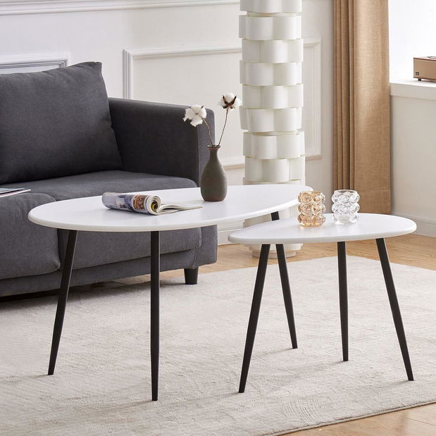 Konferenční stolek Aromas (bílá)