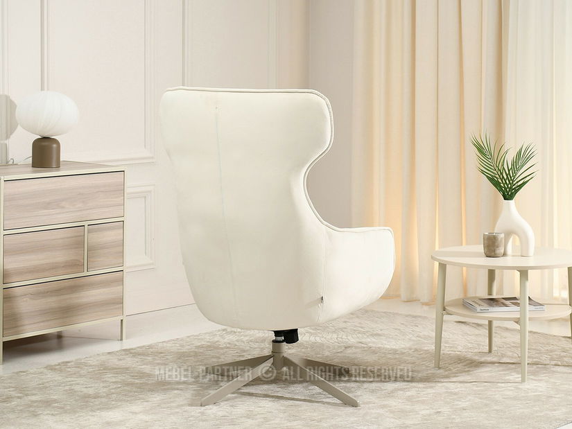 Relaxační křeslo Orbitek (krémová + béžová)