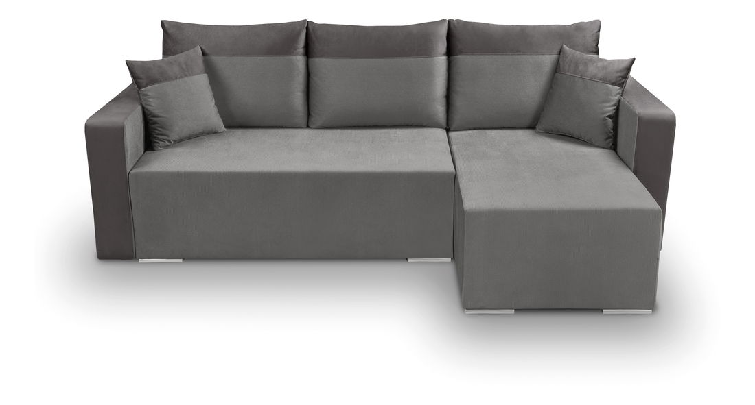 Rohová sedací souprava BRW Beti Lux 3DL.URC (šedá) (P)