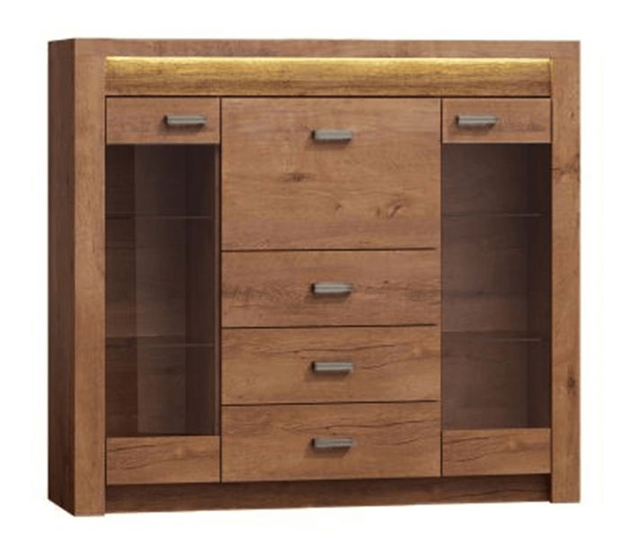 Vitrína Infinity 08 Jasan světlý