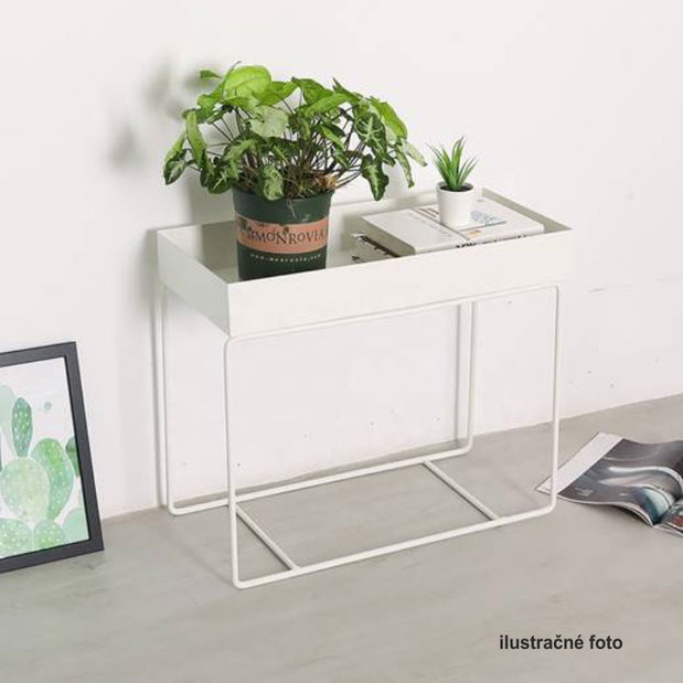 Kovový květináč Indrazia typ 3 (tmavě zelená)