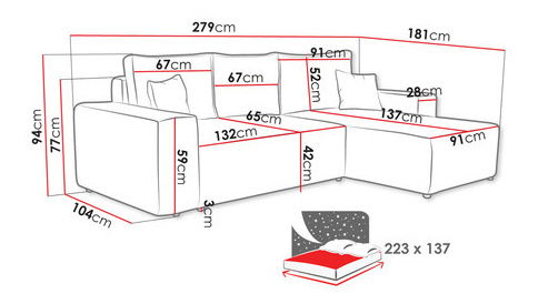 Rohová sedací souprava Miramos L (tmavě zelená)