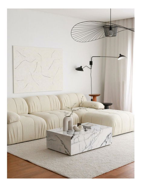 Rohová sedačka Solorazzo (bílá)