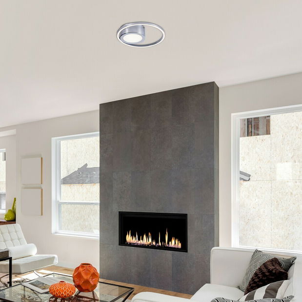 Stropní multifunkční svítidlo Johanit 5289 (chromová + bílá)