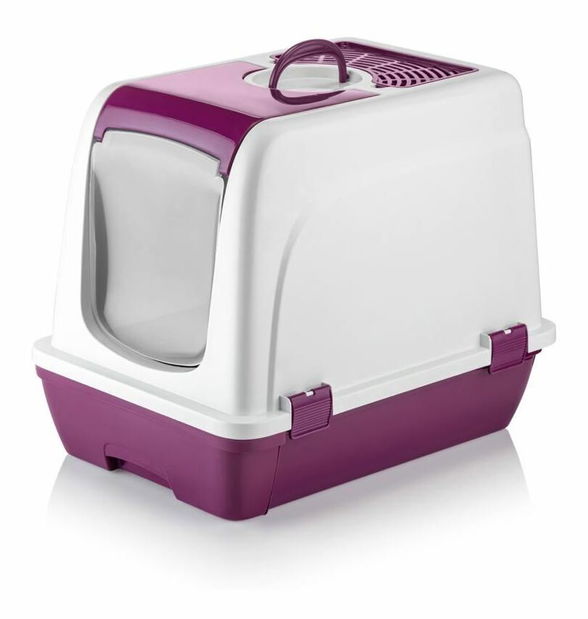 Kočičí záchod Catty (šedá + antracit)