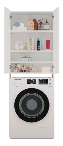 Skříňka nad pračku Perdieron 2 (bílá)