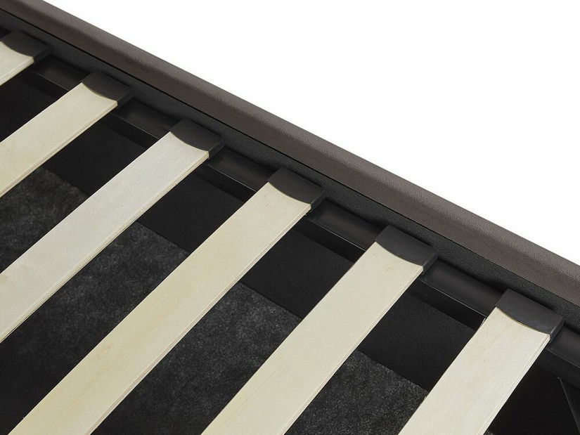 Manželská postel 180 cm Valhala (béžová) (s roštem a úložným prostorem)