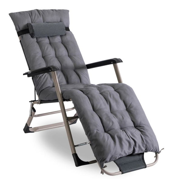 Zahradní lehátko Enfrenta (šedá)
