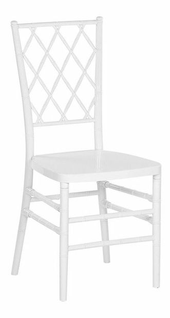 Set 2 ks. jídelních židlí CLARO (bílá)