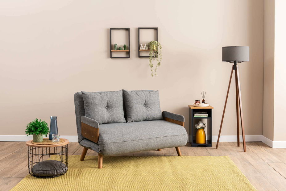 Pohovka dvousedačka Como P (světle šedá)