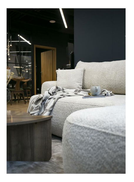 Rohová sedací souprava Olivo I (P) (béžová + černá)