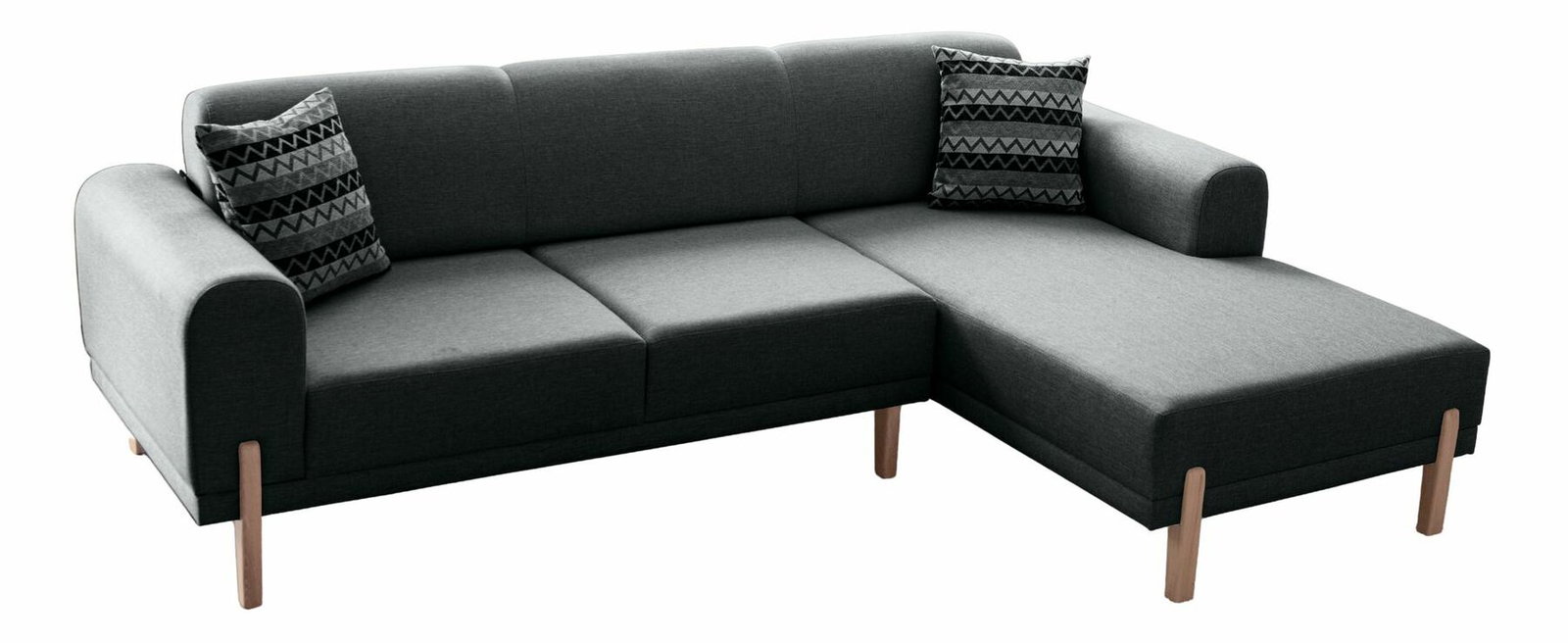 Rohová sedačka Mochi (antracit) (P)