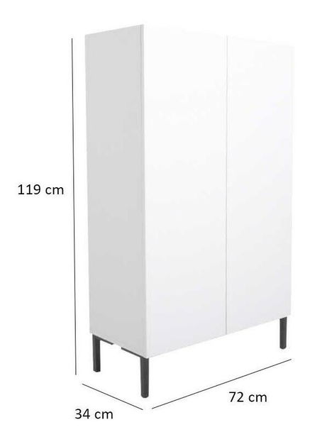 Skříňka Selene (bílá)