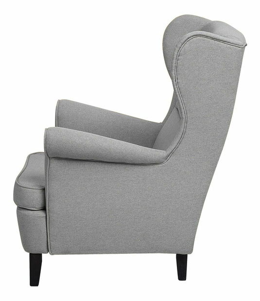 Křeslo ušák Absecon (šedá)