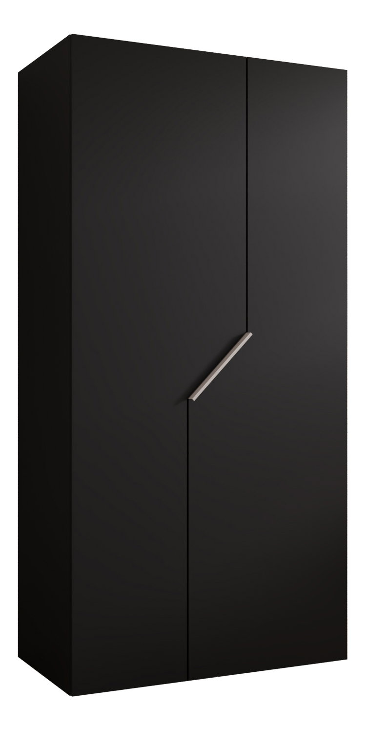 Šatní skříň Alaris 1 100 (černá + kašmír)