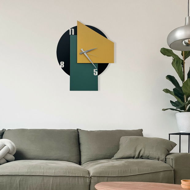 Kovové nástenné hodiny Asir Eciri