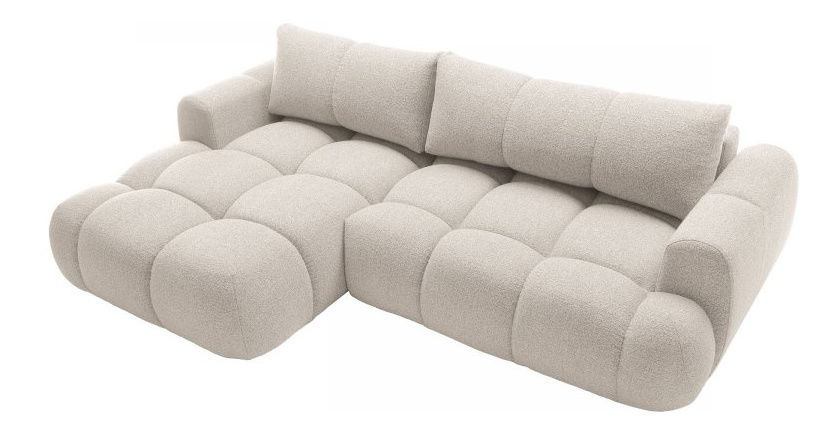 Rohová sedací souprava Zentono (krémová)
