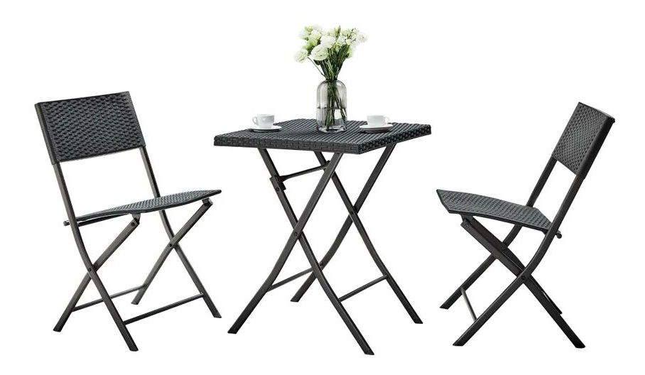 Zahradní set Barva 210987 (černá) (Pro 2 osoby)
