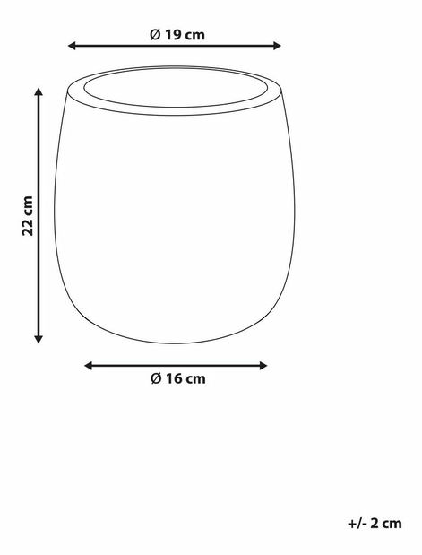 Závěsný květináč Livid (zelená)