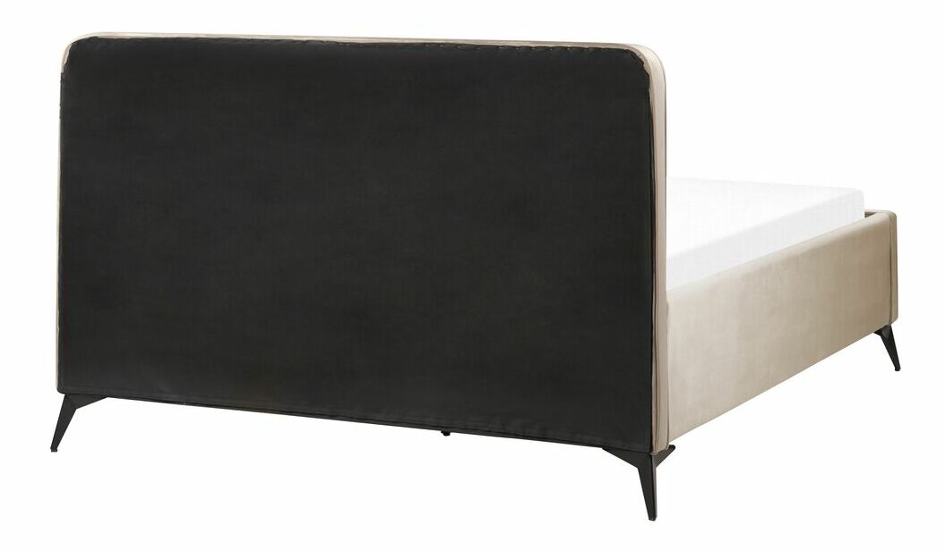 Manželská postel 160 cm Vardel (sivobéžová) (s roštem)