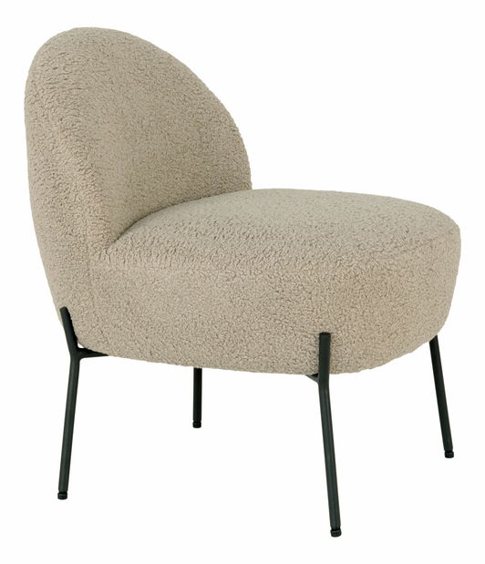 Křeslo Manmeriaina (šedohnědá)