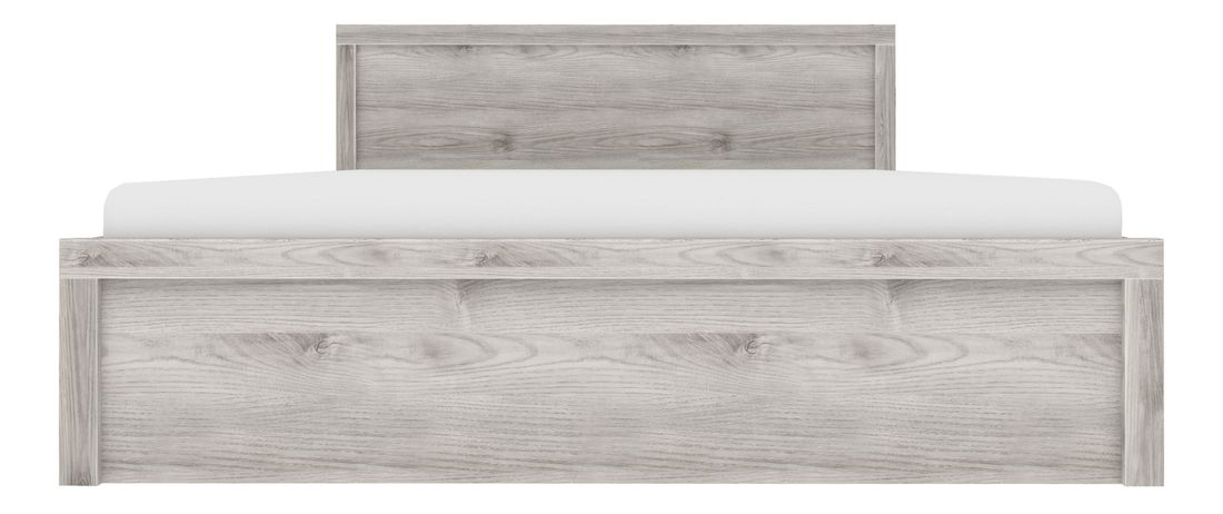 Manželská postel 160 cm Japon (dub sonoma) (s roštem) (s úl. prostorem)