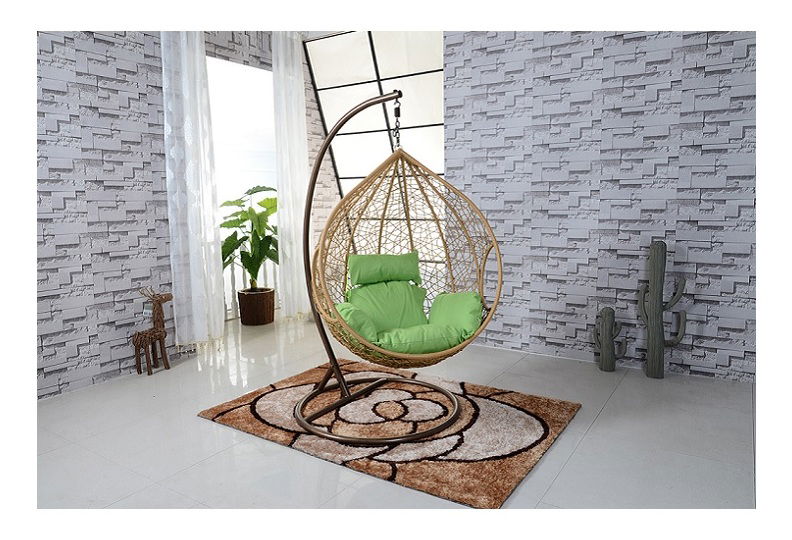 Houpačka Mitafy (hnědá + béžová + zelená)