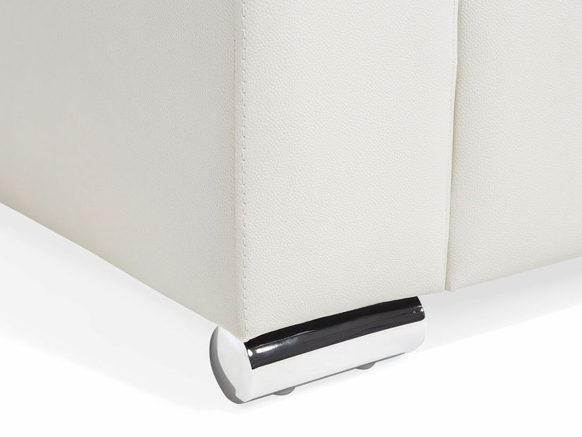 Kožená pohovka dvojsed Heinola (krémová)