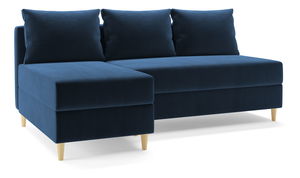 Rohová sedací souprava Vlada (L) (tmavě modrá)