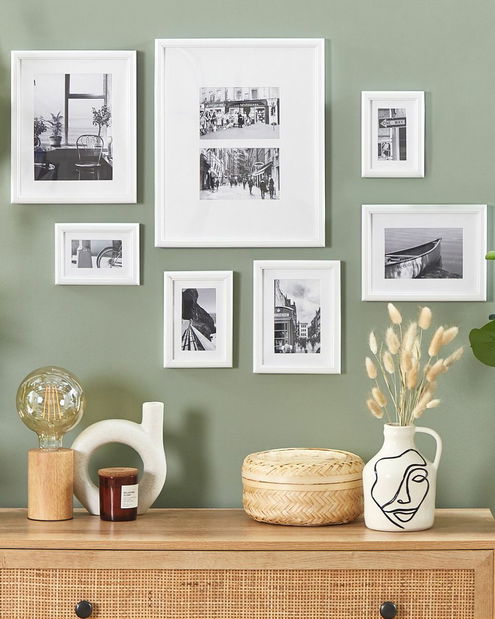 Rám pro fotografie 7 ks Zimbabwe (bílá)