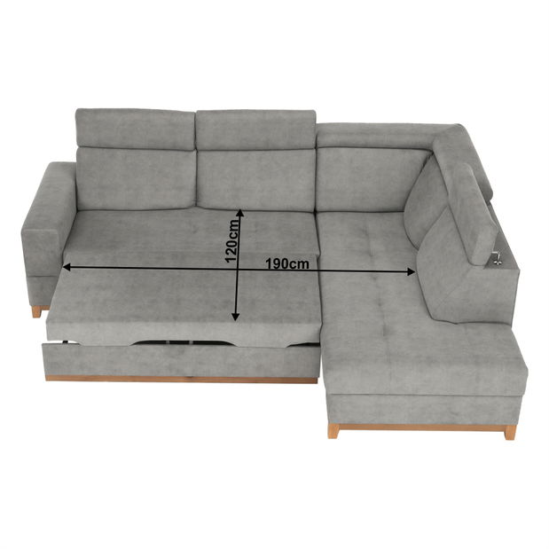 Rohová sedací souprava Daruna (P)