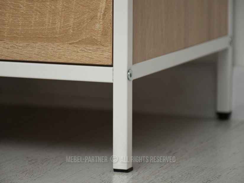 Komoda Soren Kom (sonoma + bílá)