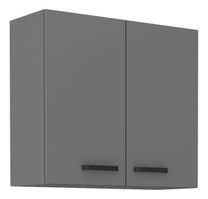 Horní kuchyňská skříňka Nesia 80 G-72 2F (Antracit)