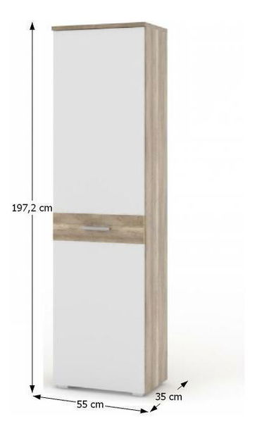 Šatní skříň Marulas MX 20