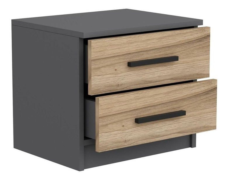 Noční stolek Bubose 3 (ořech)