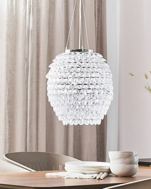 Závěsná lampa Suarez (stříbrná)