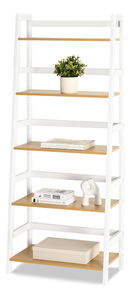 Regál Topaz (dub + bílá)