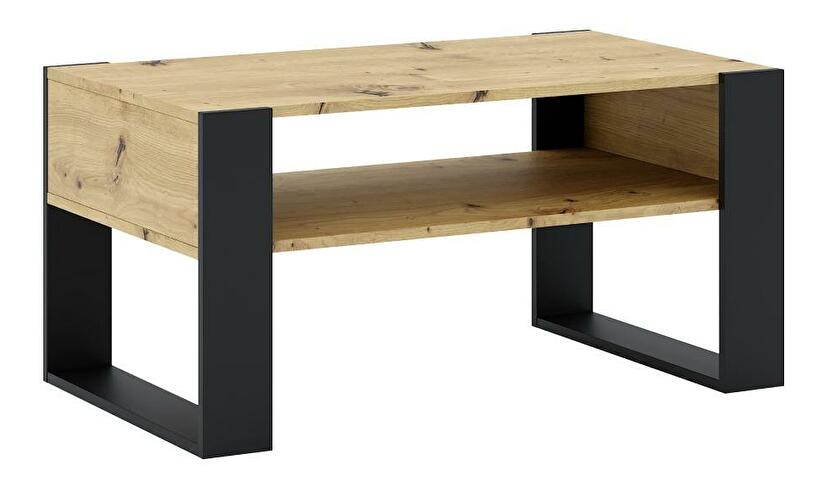 Konferenční stolek Corosta 1 (dub artisan + černá)