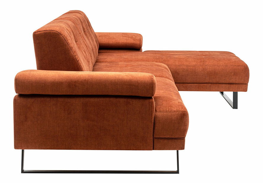 Rohová sedací souprava Mussty (oranžová) (P)