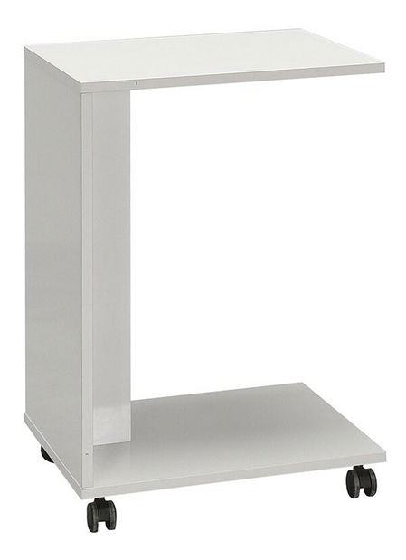 Příruční stolek Etarinda (bílá)