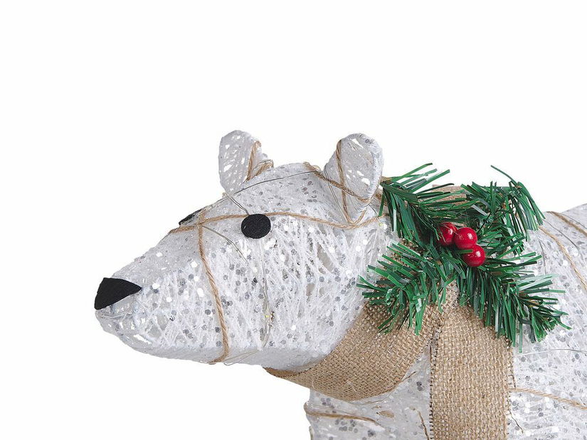 Venkovní dekorace medvěd Sarab (bílá)