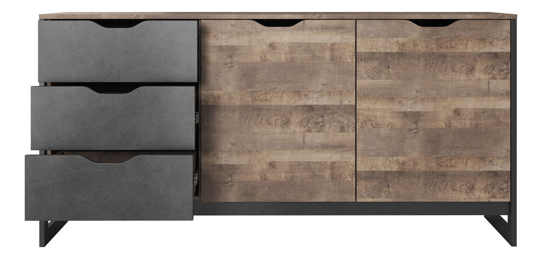 Komoda Adrissa D (dub sand grande + matera)