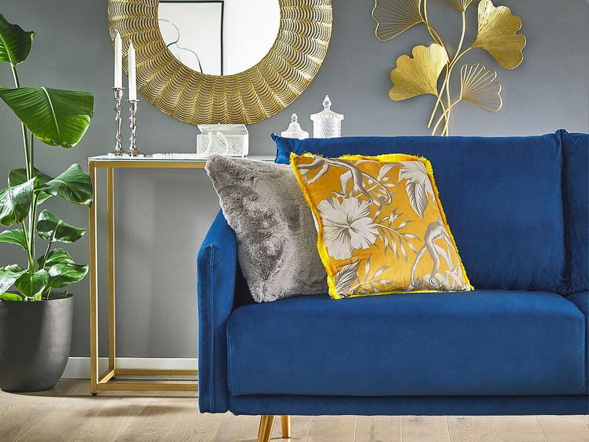 Polštář 45x45 cm MAJON (žlutá)