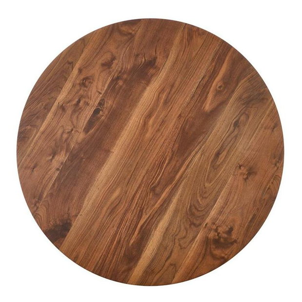 Jídelní stůl Domingo (ořech + zlatá) (pro 3 osoby)