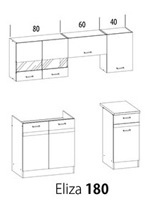 Kuchyně Estell 180 cm