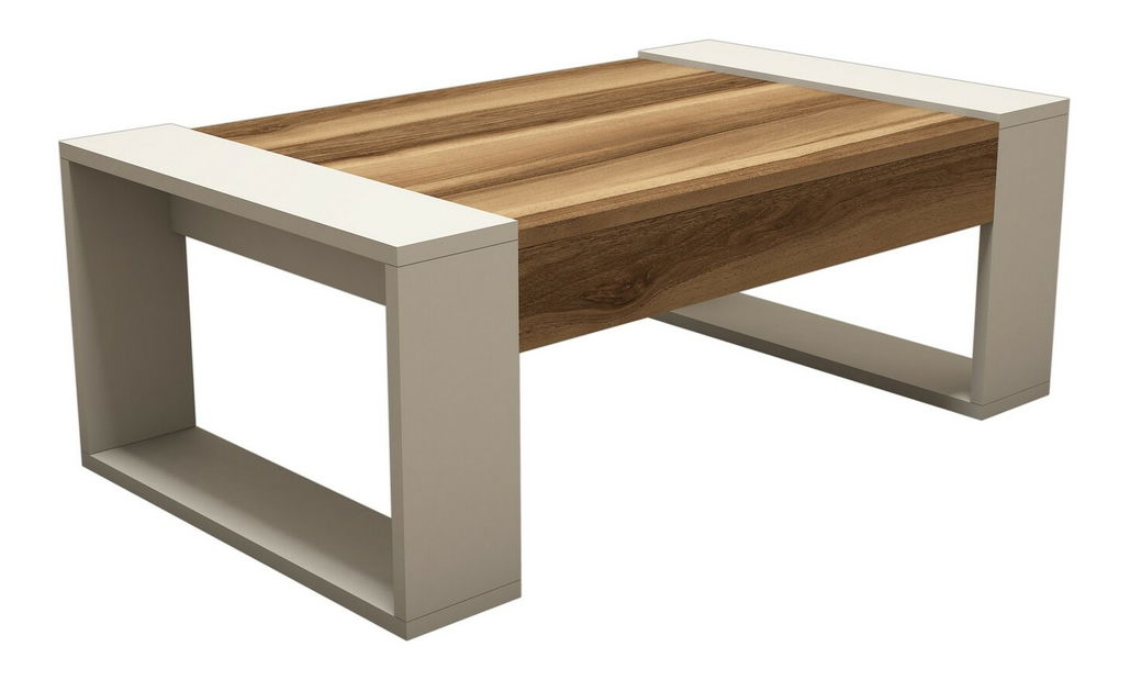 Konferenční stolek Verdi (Ořech + Krémová)