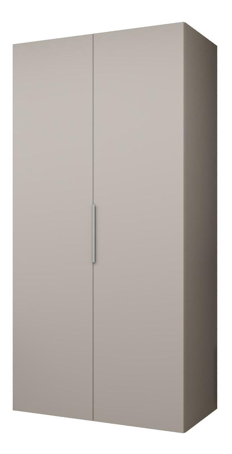 Šatní skříň 100 cm Mirabella 1 (kašmír + kašmír)