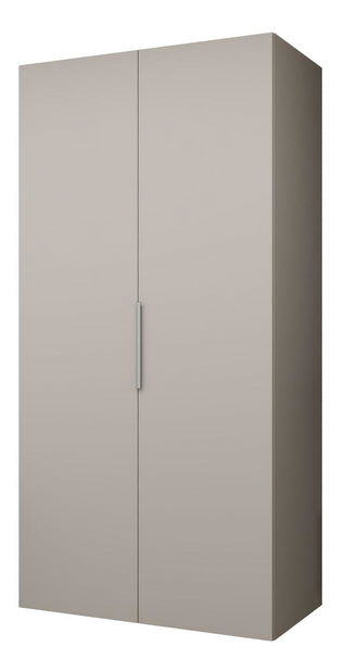 Šatní skříň 100 cm Mirabella 1 (kašmír + kašmír)